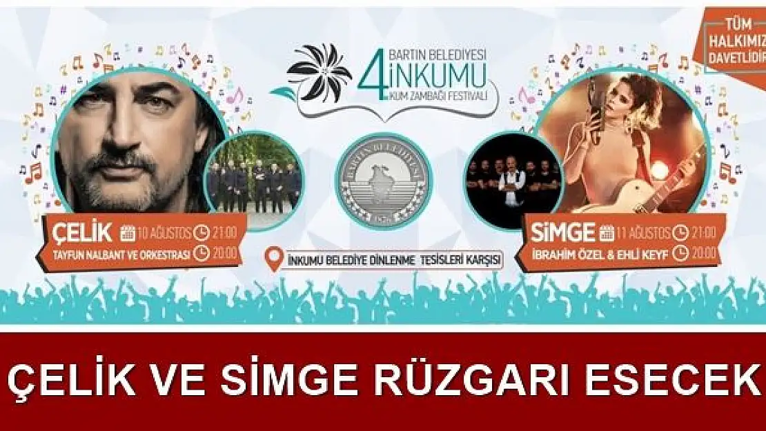 İnkumu'nda Çelik Ve Simge Rüzgarı Esecek