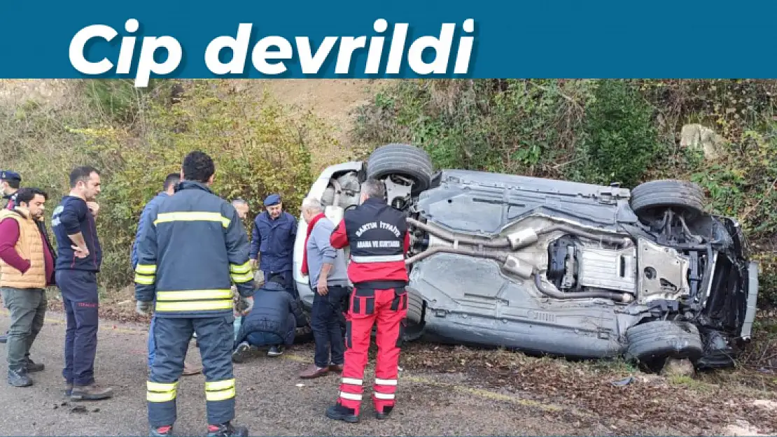 İnkumu rampasında devrildi