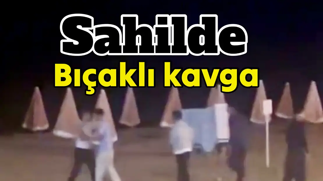 İnkumu Sahilinde Bıçaklı Kavga