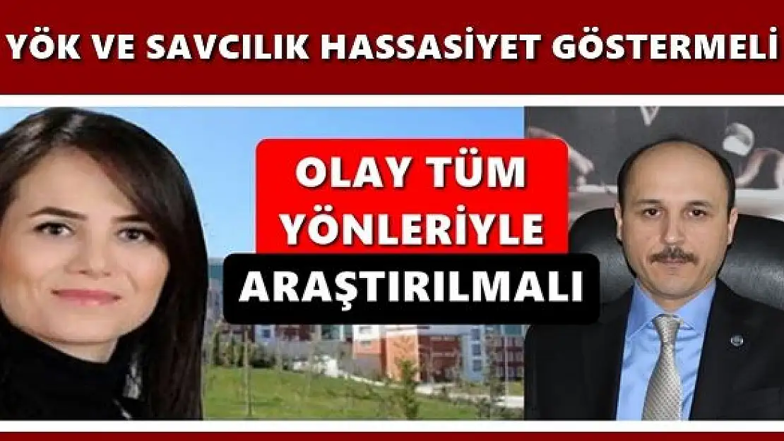 İntihar Olayının Perde Arkası Araştırılmalı