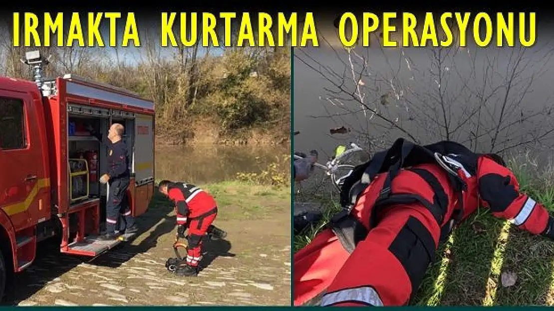 Irmağa düştü!
