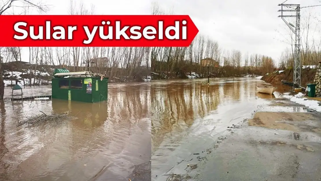 Irmakta su seviyesi yükseliyor