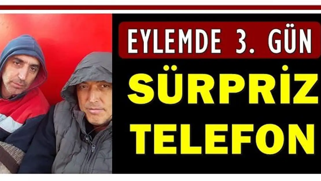 İşçilerin kuledeki eylemi devam ediyor