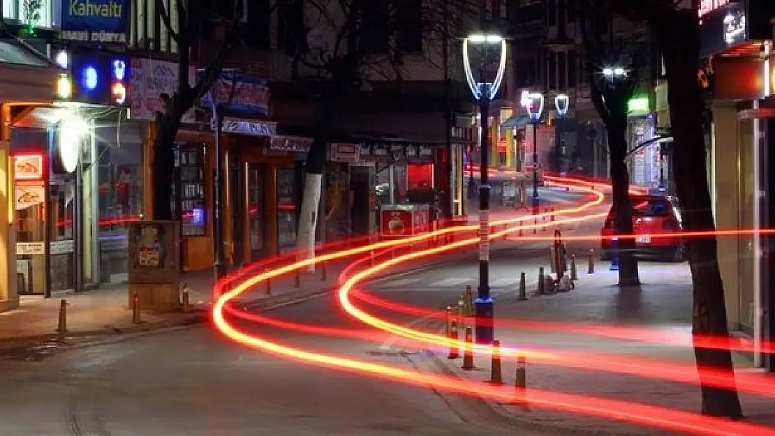 Işıklar altında Bartın manzaraları