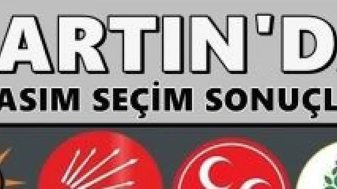 İşte Bartın'daki seçim sonuçları