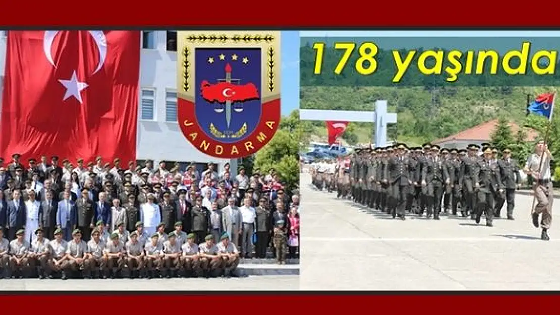 Jandarma teşkilatının 178.yılı kutlandı