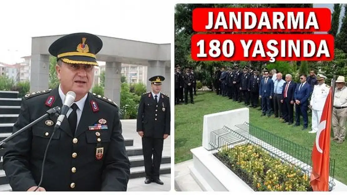 Jandarma teşkilatının 180. yılı kutlandı