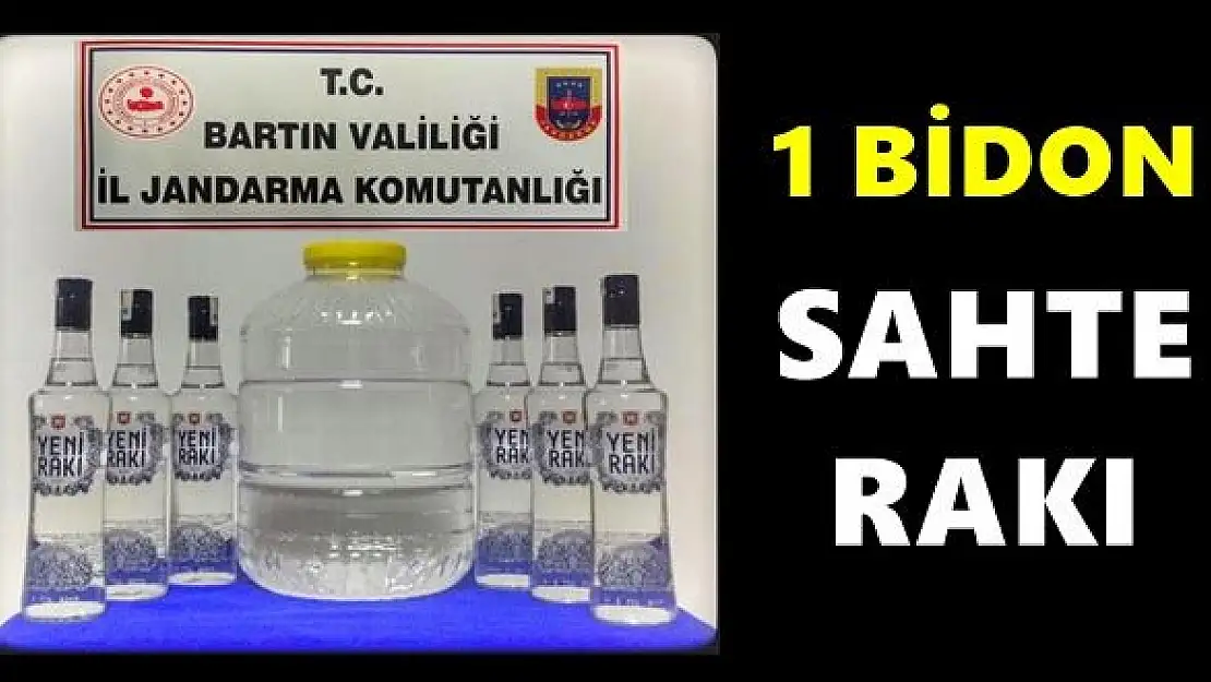 Jandarmadan sahte içkiye geçit yok