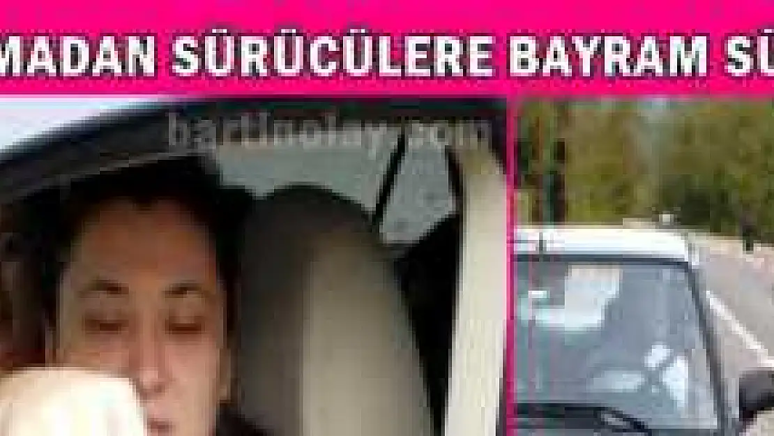 Jandarmadan Sürücülere Bayram Sürprizi
