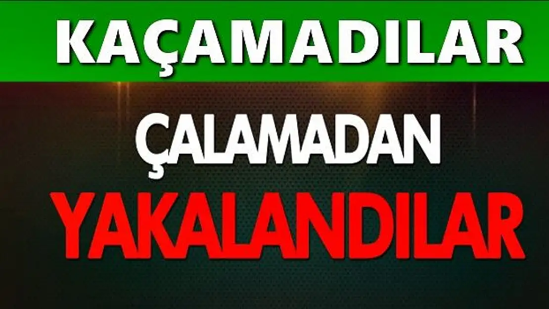 Jandarmaya yakalandılar ama...