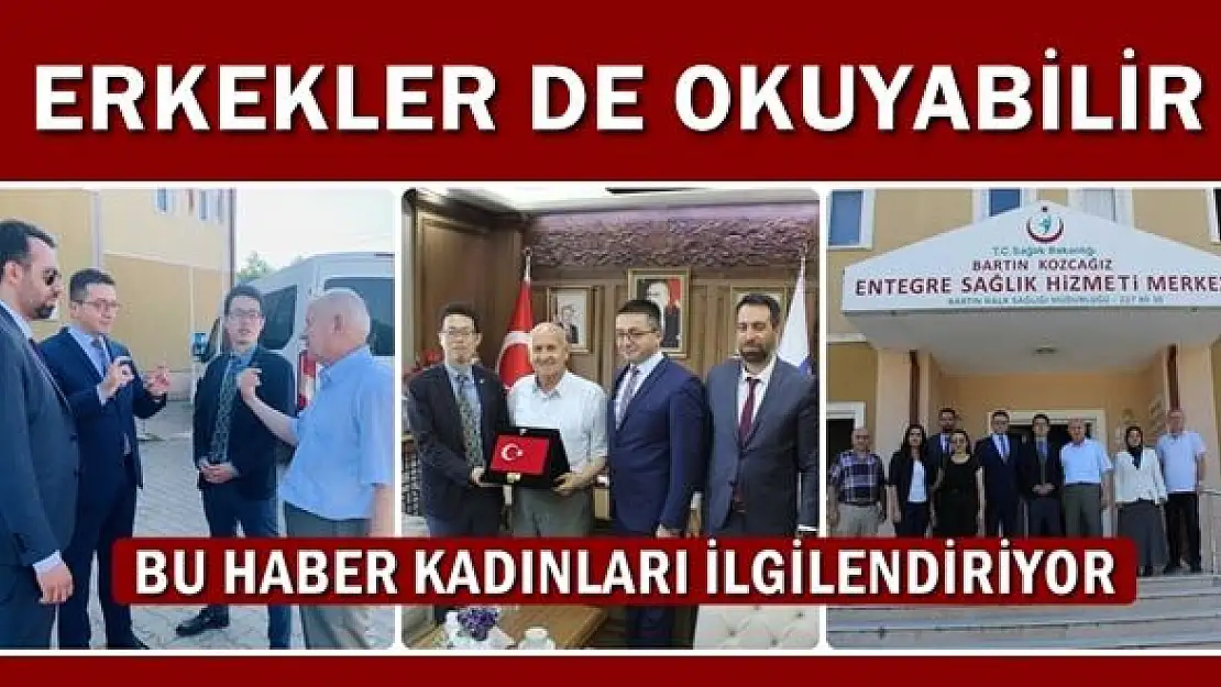 Japon temsilci o proje için Bartın'a geldi