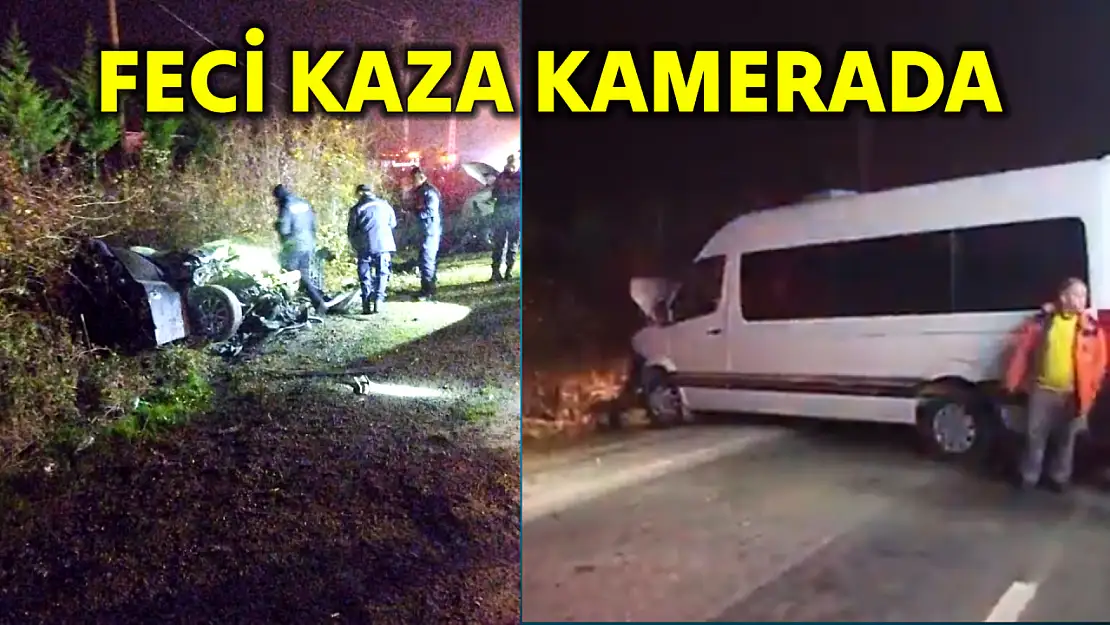 Kaçarken böyle kaza yaptı