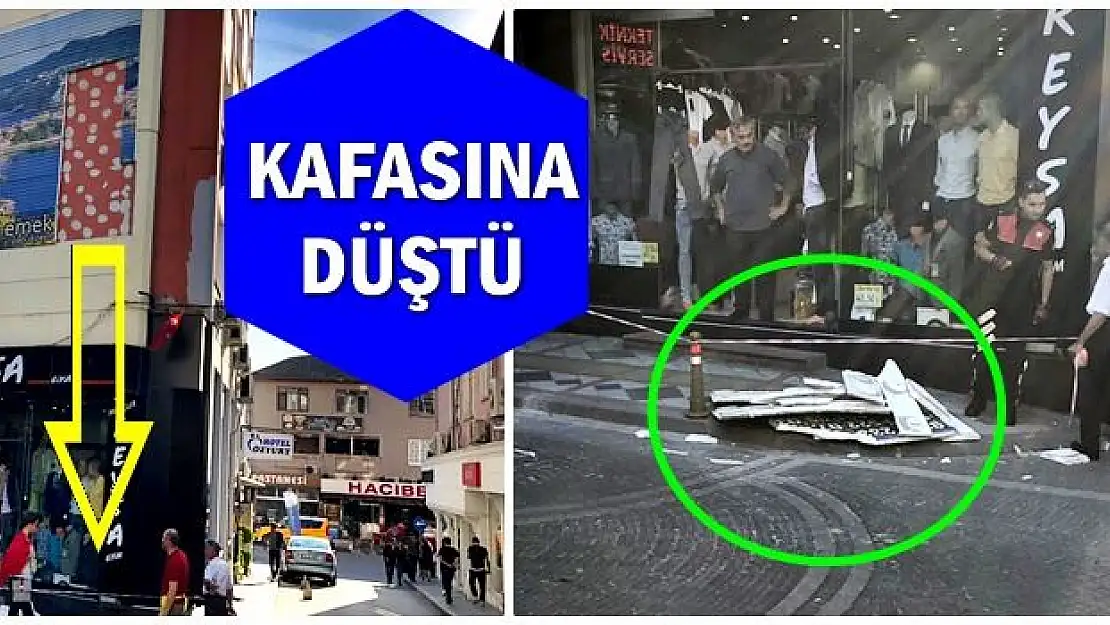 Kaldırımda yürürken neye uğradığını şaşırdı