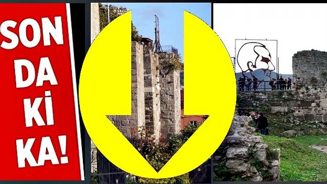 Kaleden düşmüş vaziyette bulundu