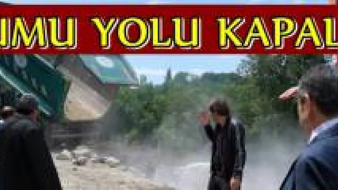 Kapalı olan İnkumu Yolunda çalışmalar başladı
