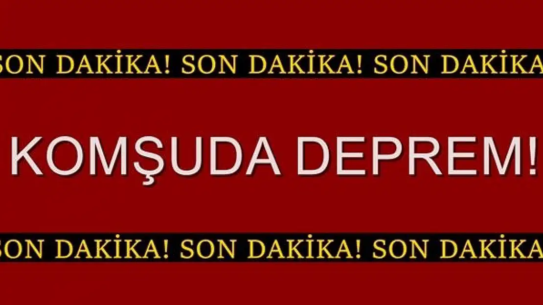 Karabük'te deprem meydana geldi!