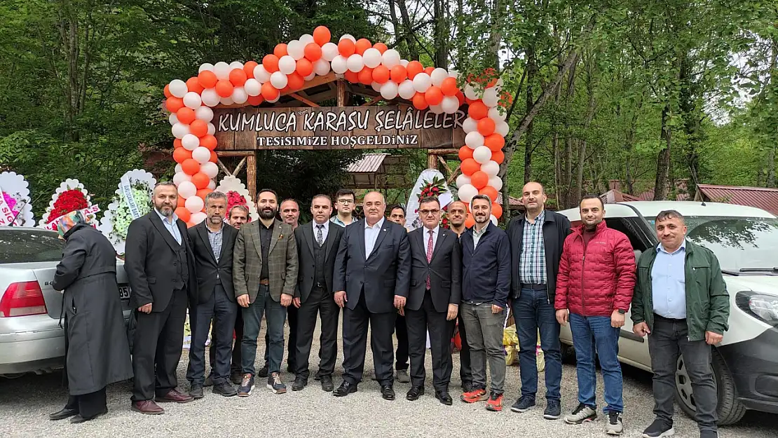 Karasu şelaleleri yenilenen yüzüyle açıldı