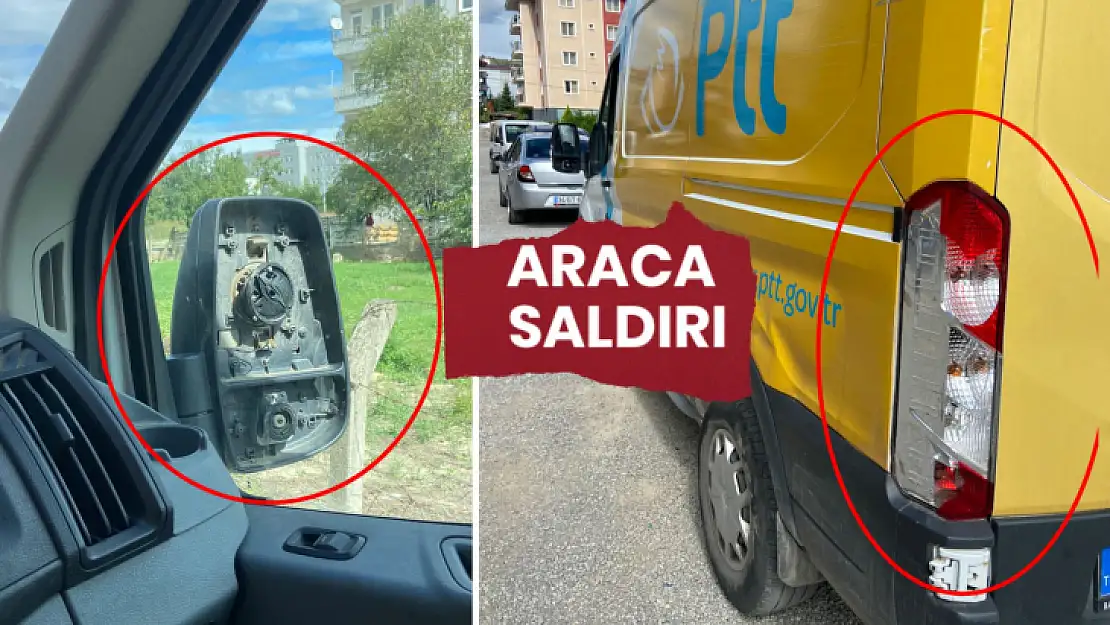 Kargo dağıtım aracına saldırı