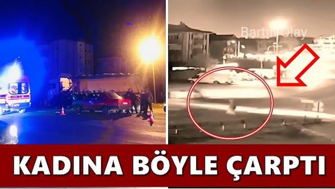 Karşıdan karşıya geçen kadına araba çarptı