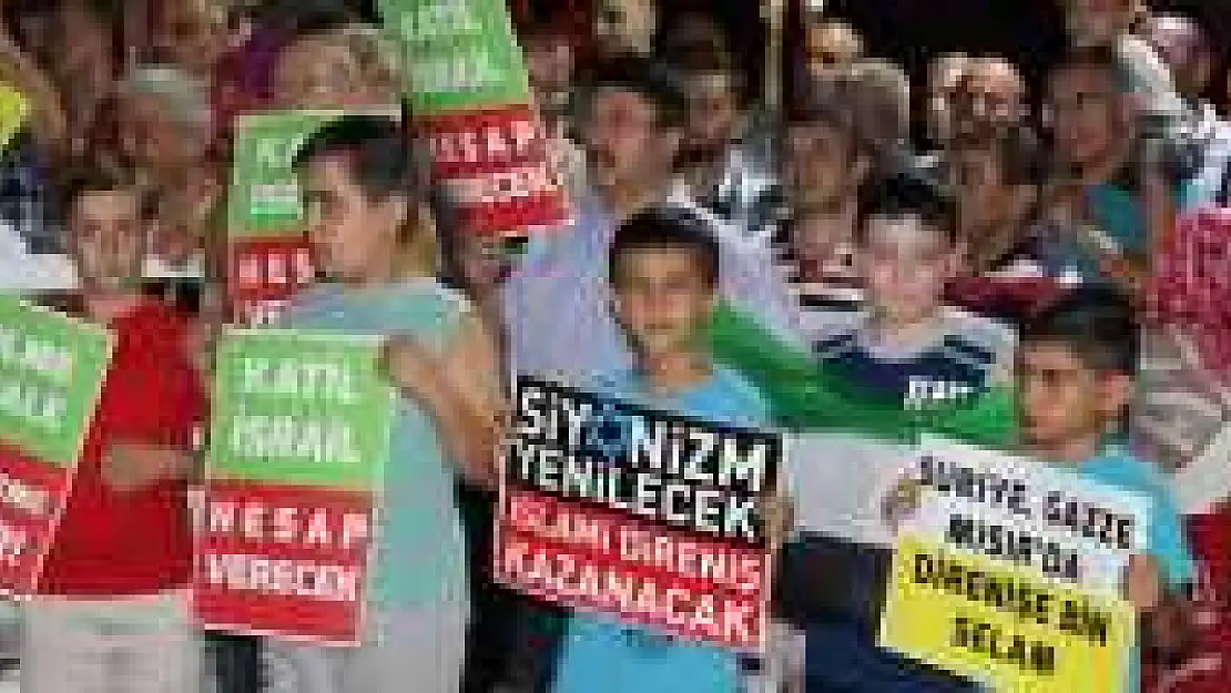 KATİL İSRAİL'E KARŞI DİRENİŞE BARTIN'DAN SELAM