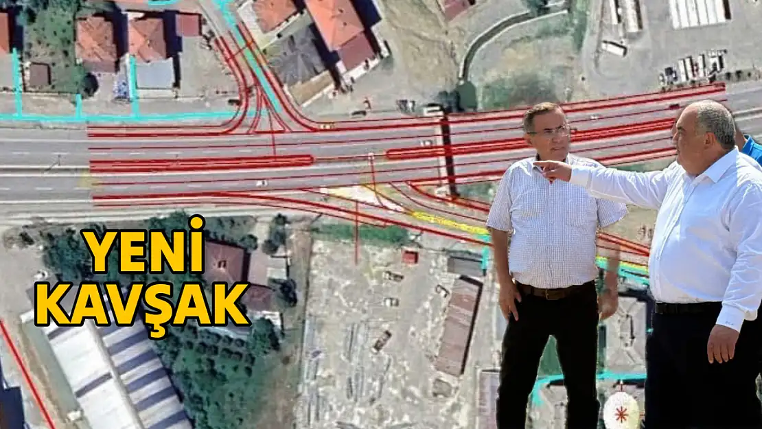 Kavşak düzenlemesi yapılıyor
