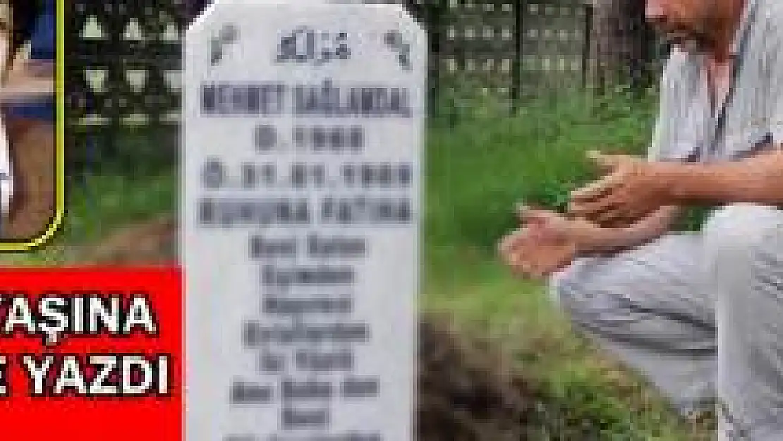 Kayıp abisinin mezar taşına öyle bir şey yazdı ki...