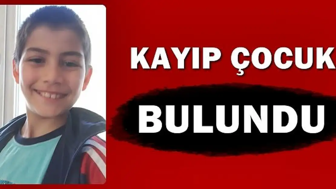 Kayıp çocuk bulundu
