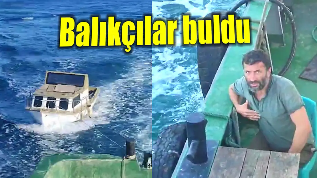 Kayıp tekneyi balıkçılar buldu