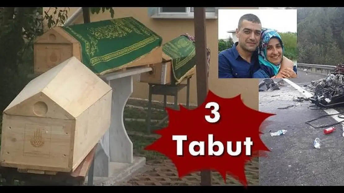 Kazada vefat eden aile toprağa verildi