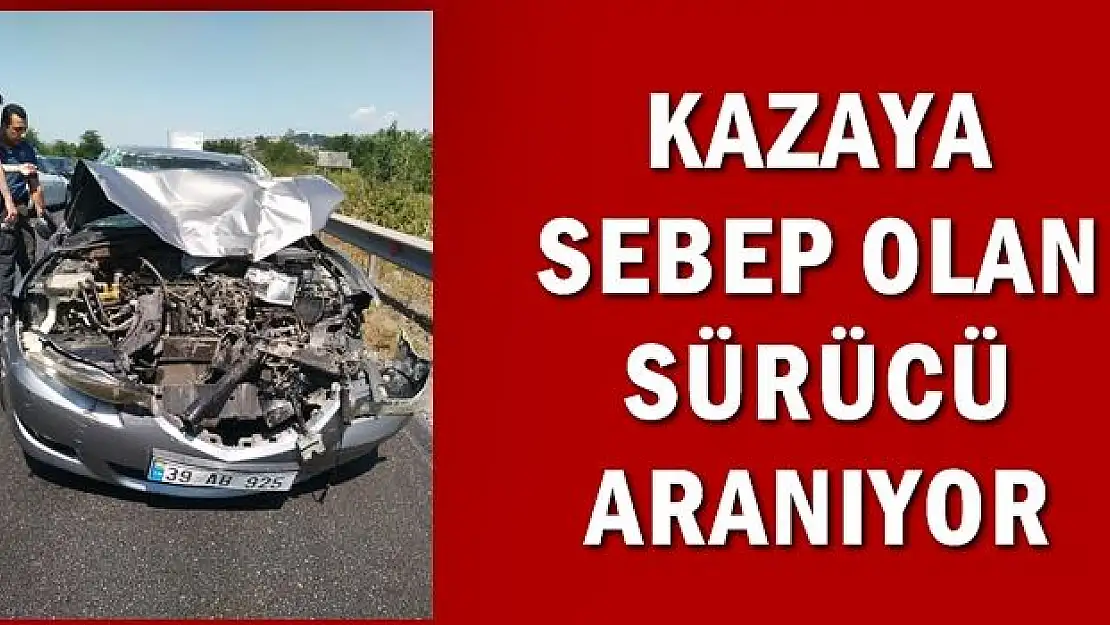 Kazaya sebep olan tır sürücüsü aranıyor