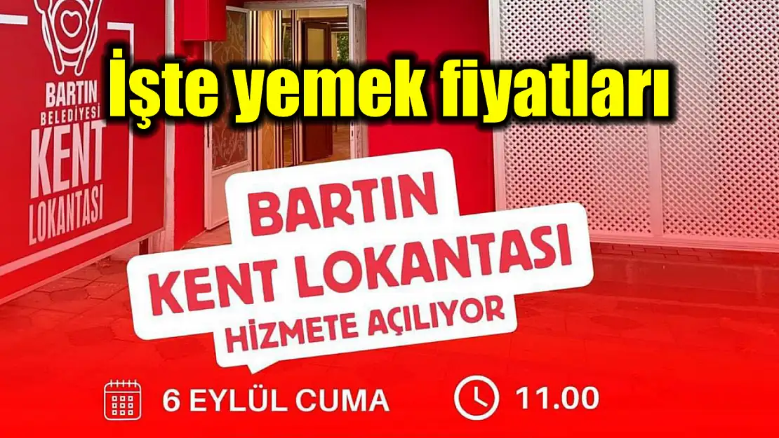 Kent lokantası açılıyor, işte fiyatlar