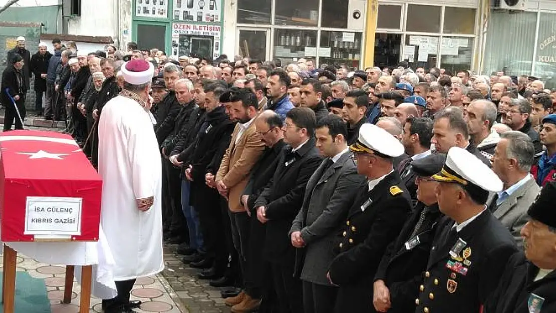 Kıbrıs Gazisi Gülenç, Son Yolculuğuna Uğurlandı