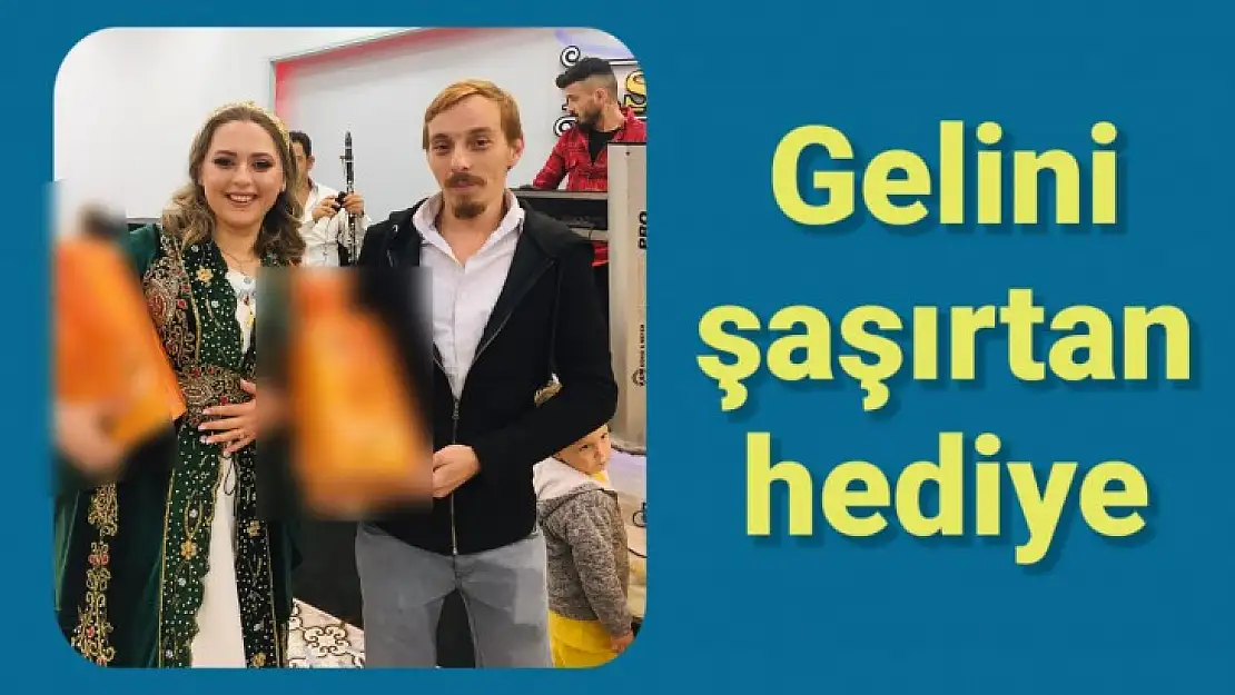 Kına gecesi ilginç hediye