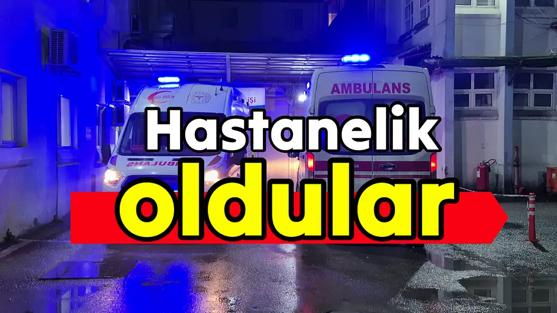 Kına gecesinde hastanelik oldular