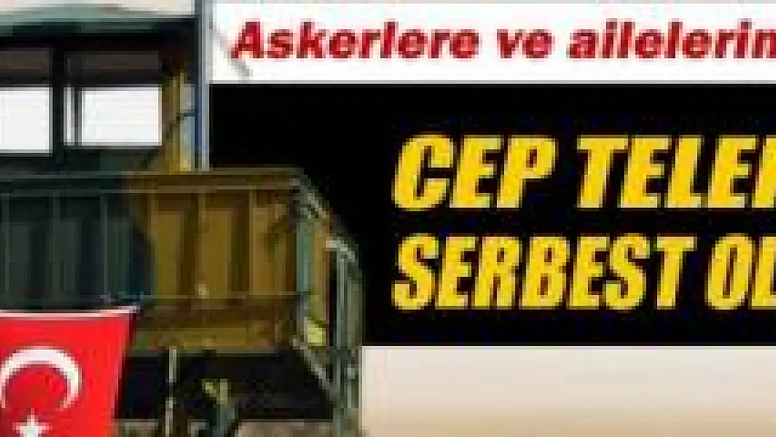 Kışlada cep telefonu serbest olacak