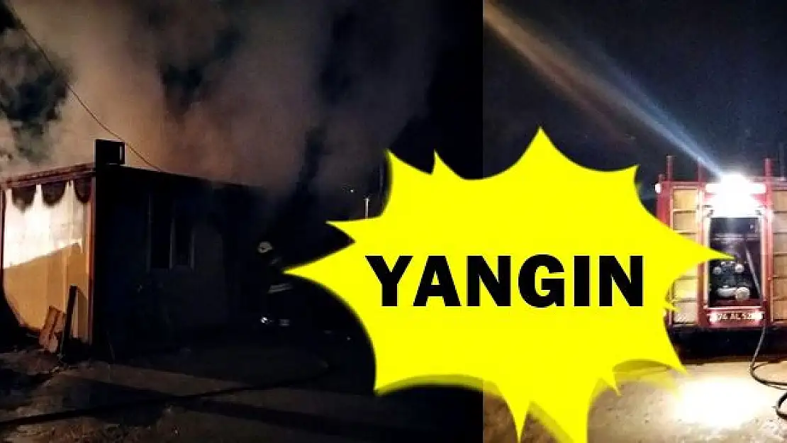 Konteynerde Yangın Çıktı