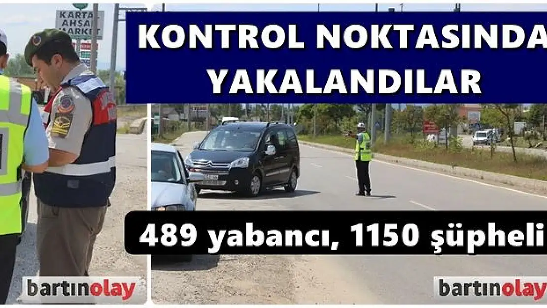 Kontrol noktalarında bin 639 şahıs yakalandı