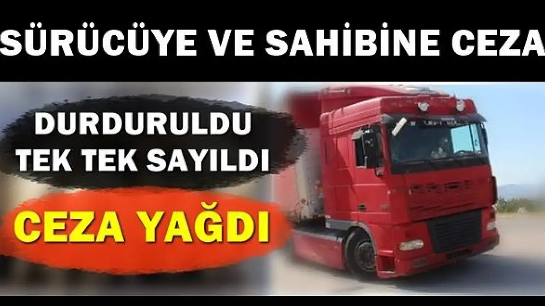 Kontrol noktasında durduruldu