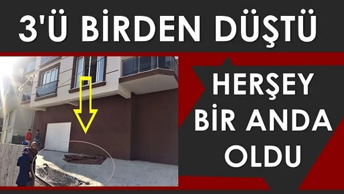 Korkuluk koptu, yere çakıldılar