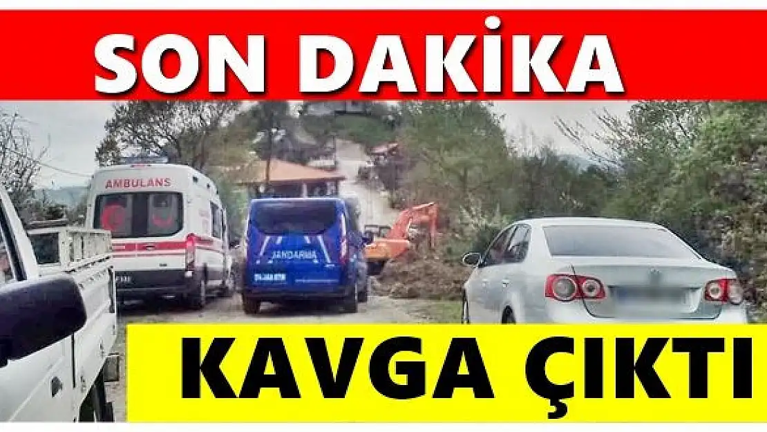 Köyde arazi kavgası, ortalık karıştı