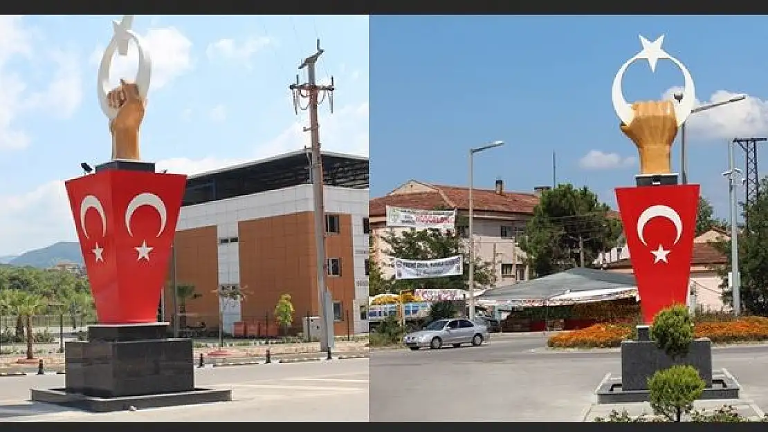 Kozcağız'a 15 Temmuz Anıtı