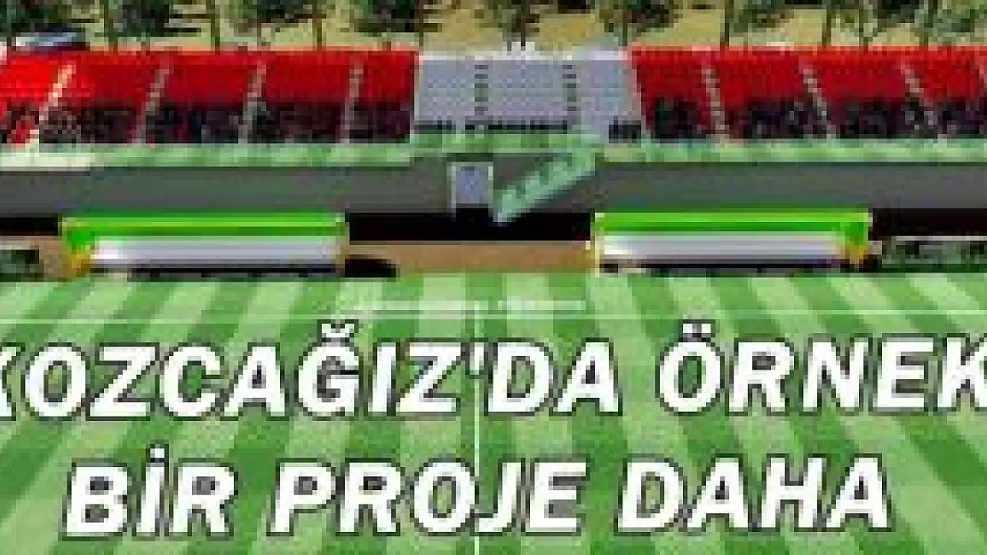Kozcağız'a Asansörlü Tribün Yapılıyor