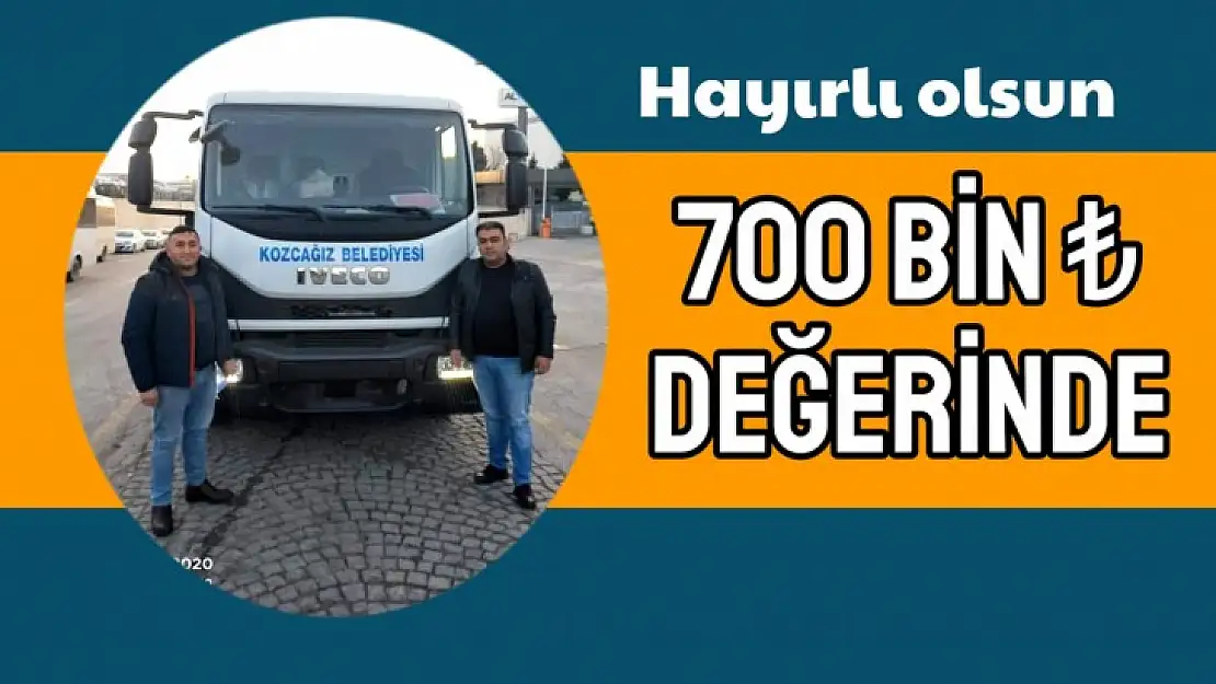Kozcağız'a Bakanlıktan hibe araç