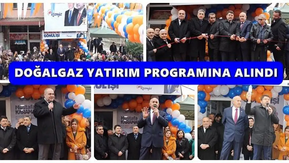 Kozcağız'a doğalgaz müjdesi, yatırım programına alındı