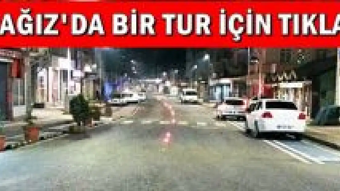 Kozcağız ana cadde ışıldıyor