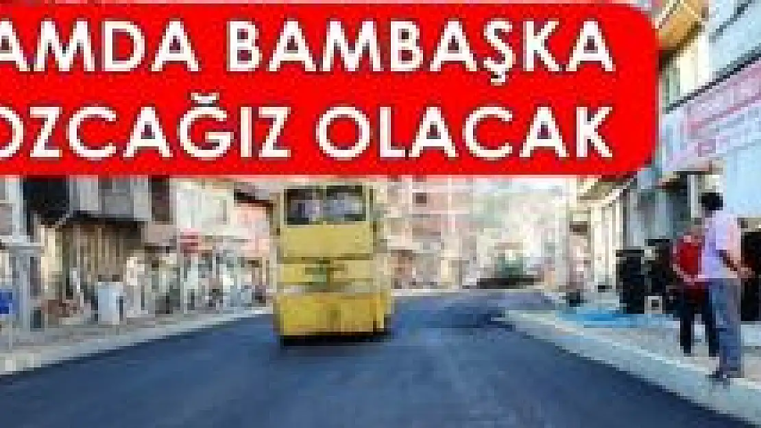 Kozcağız'da Asfalt Çalışmaları Başladı