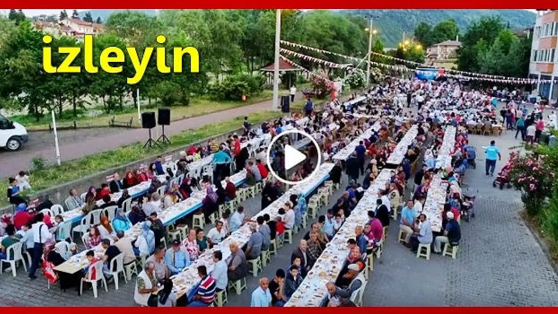 Kozcağız'da binlerce kişi iftar sofrasında buluştu