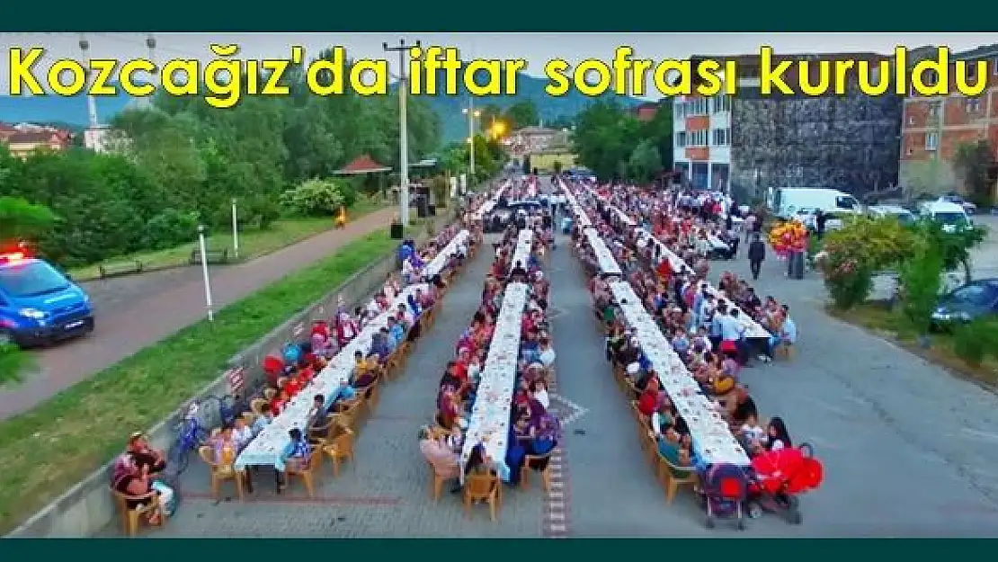 Kozcağız'da gönüller iftar sofrasında buluştu