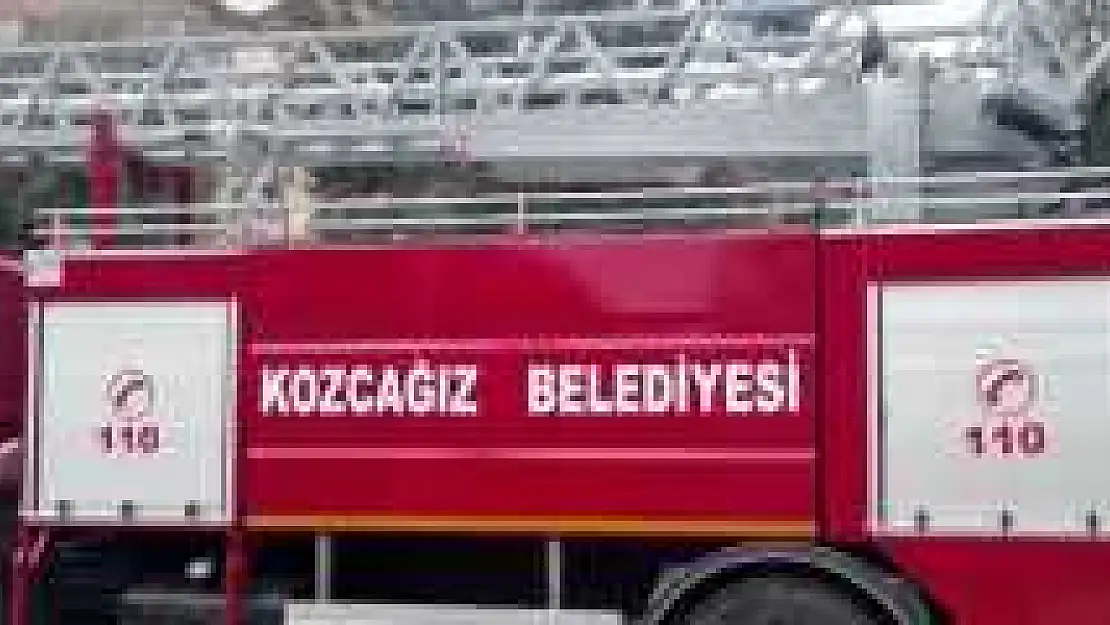 KOZCAĞIZ'DA İTFAİYE ARACI YENİLENDİ