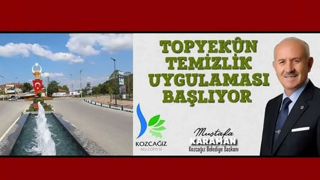 Kozcağız'da temizlik seferberliği